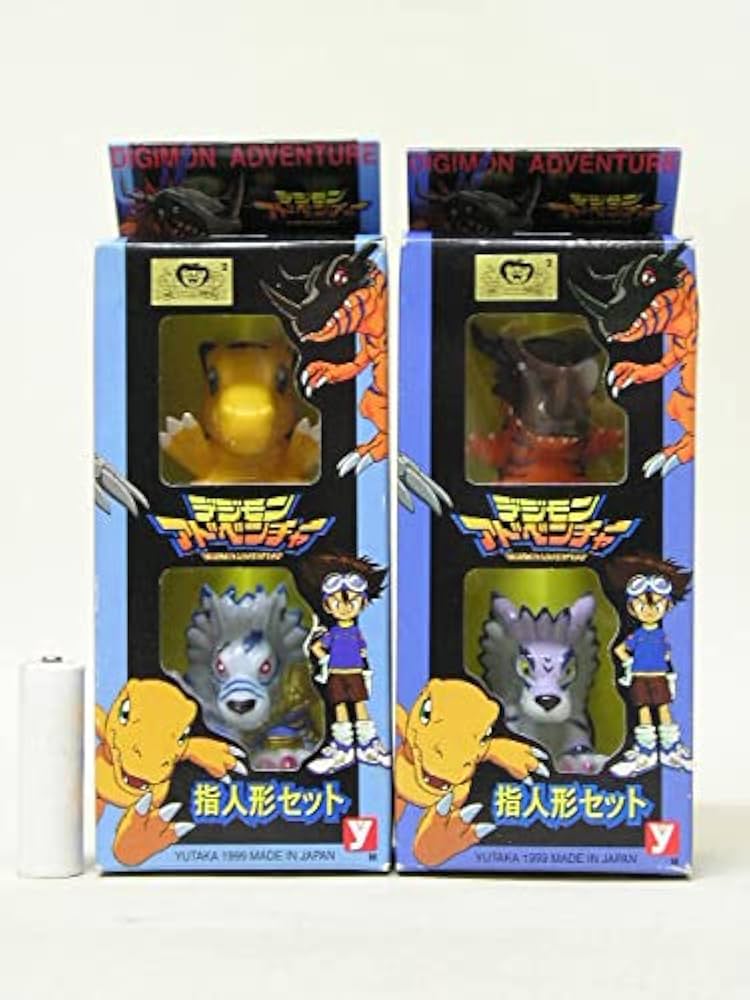 Amazon.co.jp: Yutaka Digimon Adventure Finger Puppet Set 1